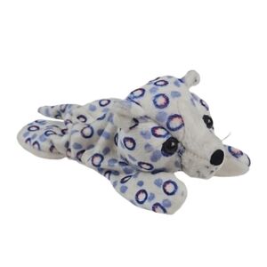 Steven Smith Blue Leopard Bean Filled Plush Toy